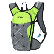 backpack FORCE ARON PRO PLUS 10L+2L res.,fluo-grey