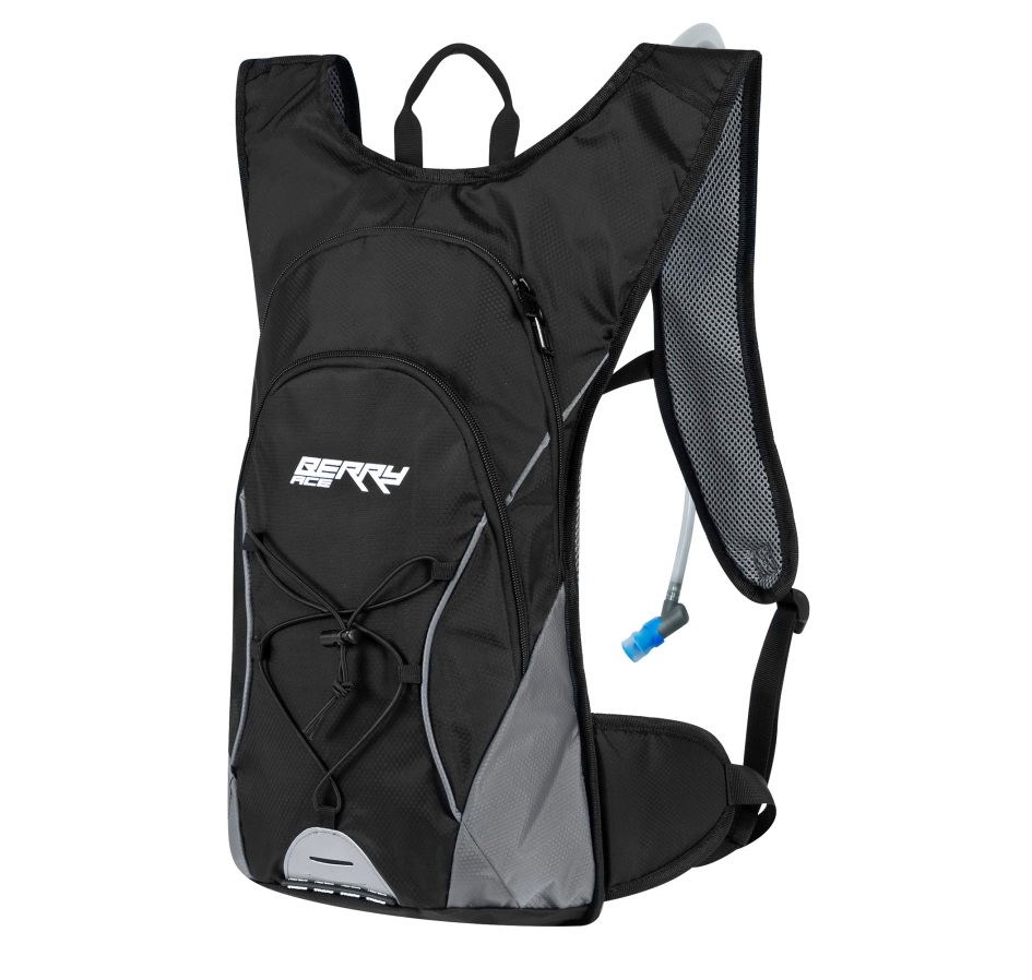 backpack FORCE BERRY ACE PLUS 12L+2L res.,blk-grey