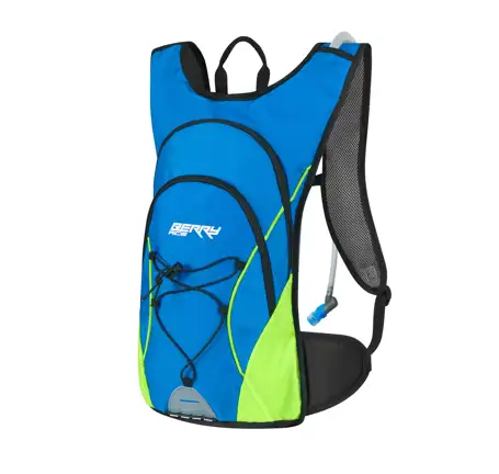 backpack FORCE BERRY ACE PLUS 12L+2L res.,blu-fluo
