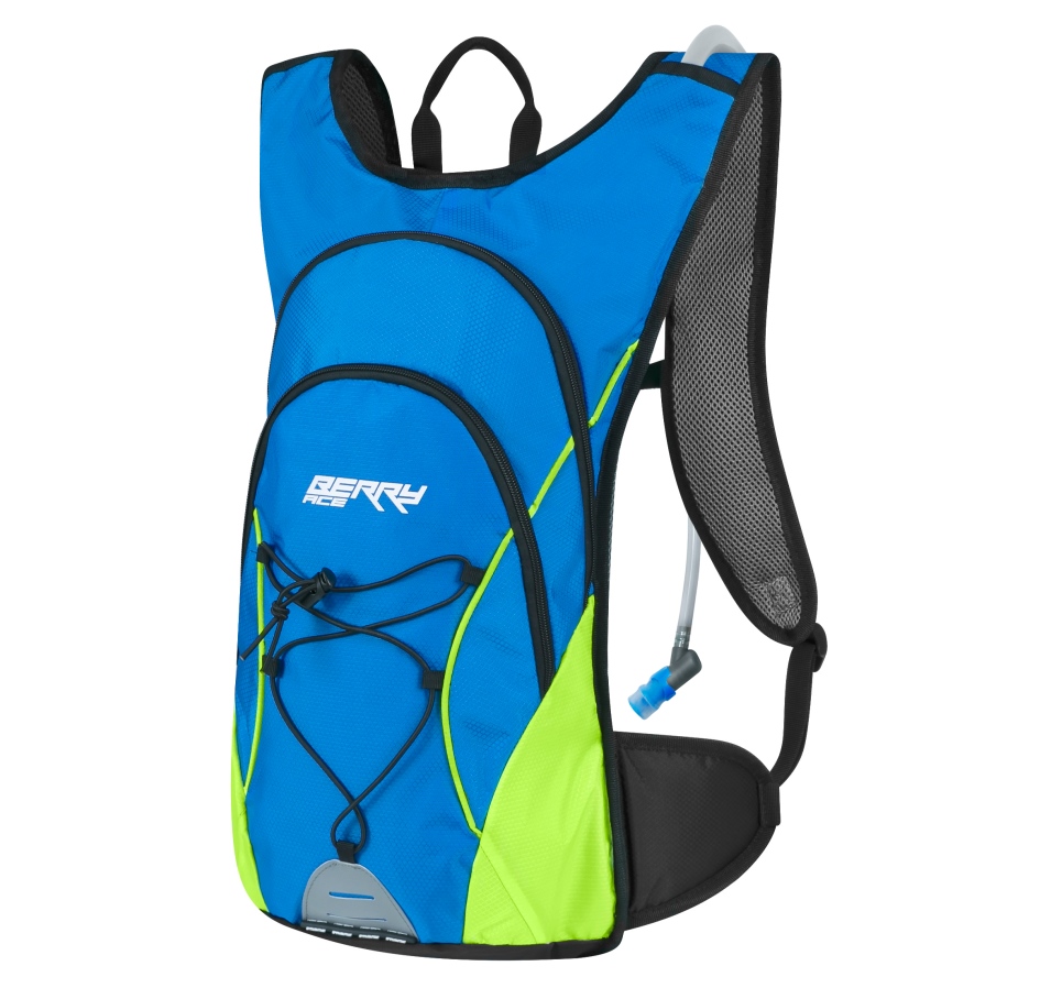 backpack FORCE BERRY ACE PLUS 12L+2L res.,blu-fluo