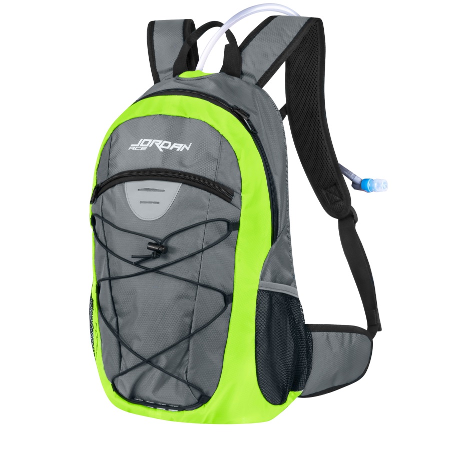 backpack FORCE JORDAN PLUS 20 l + res., grey-fluo