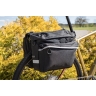 bag-double rear carrier FORCE DOUBLE, black 2x10 l