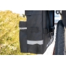 bag-double rear carrier FORCE DOUBLE, black 2x10 l