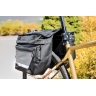 bag-double rear carrier FORCE NOEM black, 2x10 l