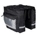 bag-double rear carrier FORCE NOEM black, 2x10 l