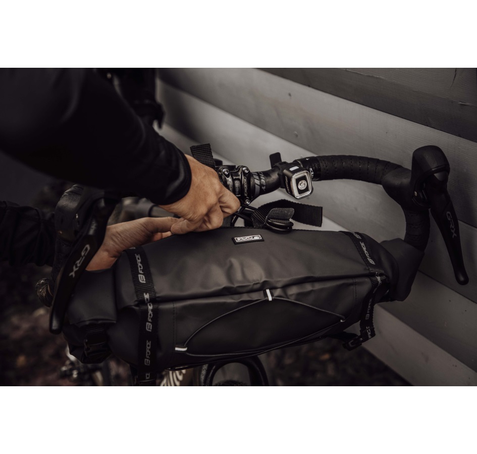 bag for handlebar FORCE ADVENTURE, black
