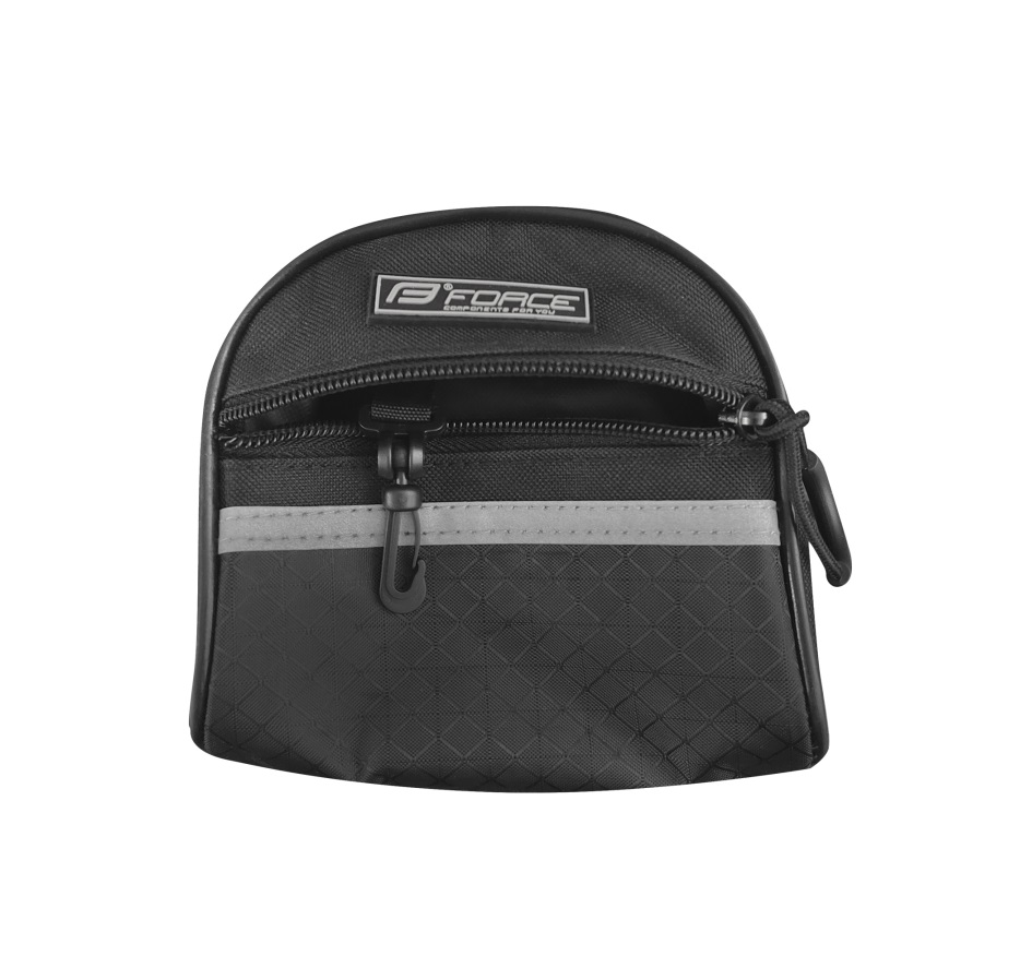 bag on handlebar children FORCE, black