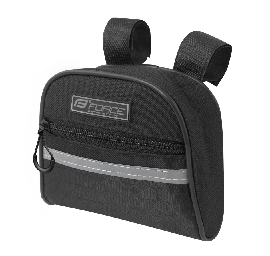 bag on handlebar children FORCE, black