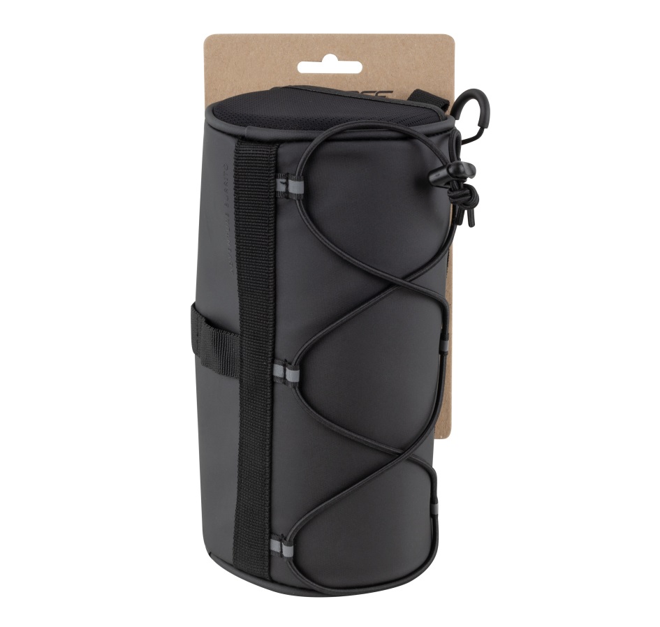bag on handlebar FORCE ADVENTURE burrito, black
