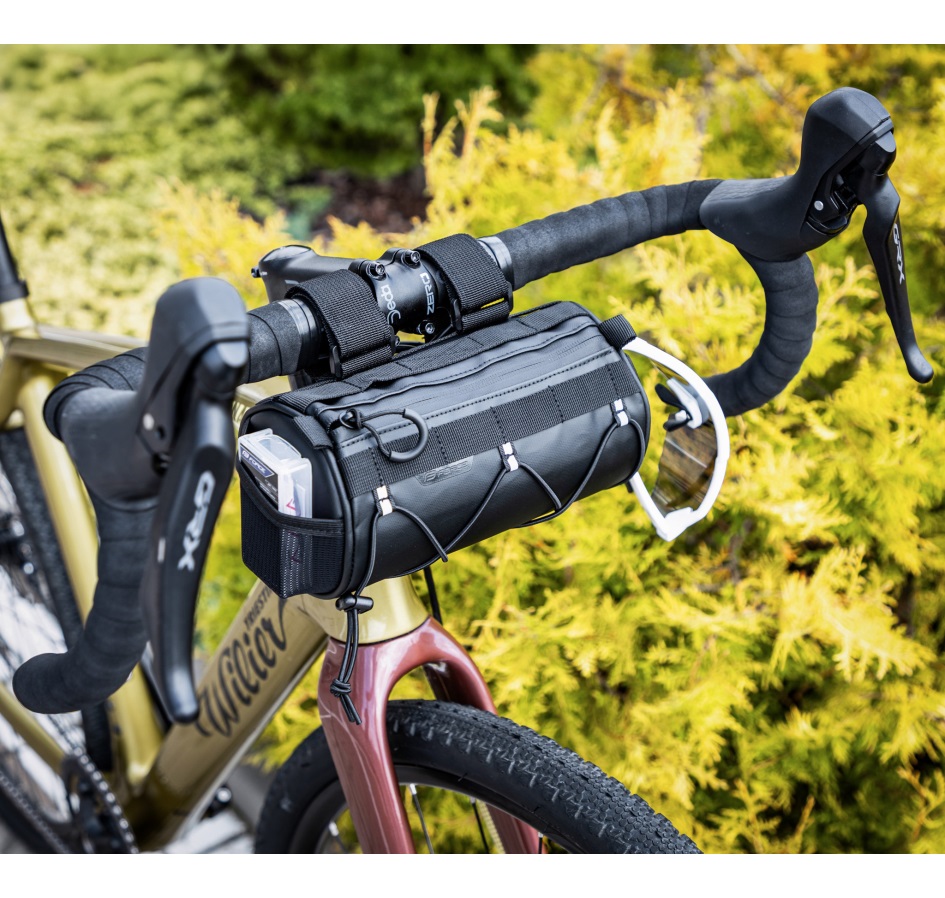 bag on handlebar FORCE ADVENTURE burrito, black