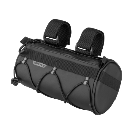bag on handlebar FORCE ADVENTURE burrito, black