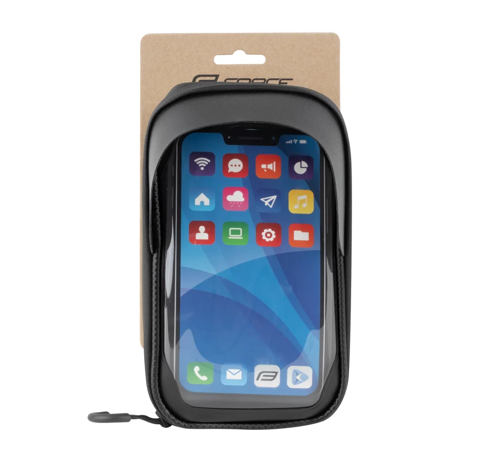 bag on handlebar FORCE SMART XL, black-grey