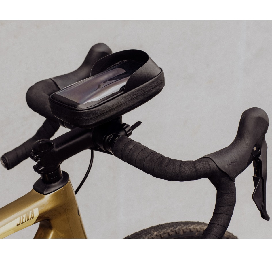 bag on handlebar FORCE TOUCH, smartphone, black