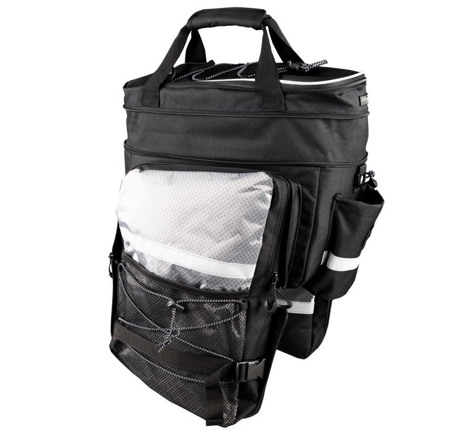 bag rear carrier FORCE LARGE, black 20 l