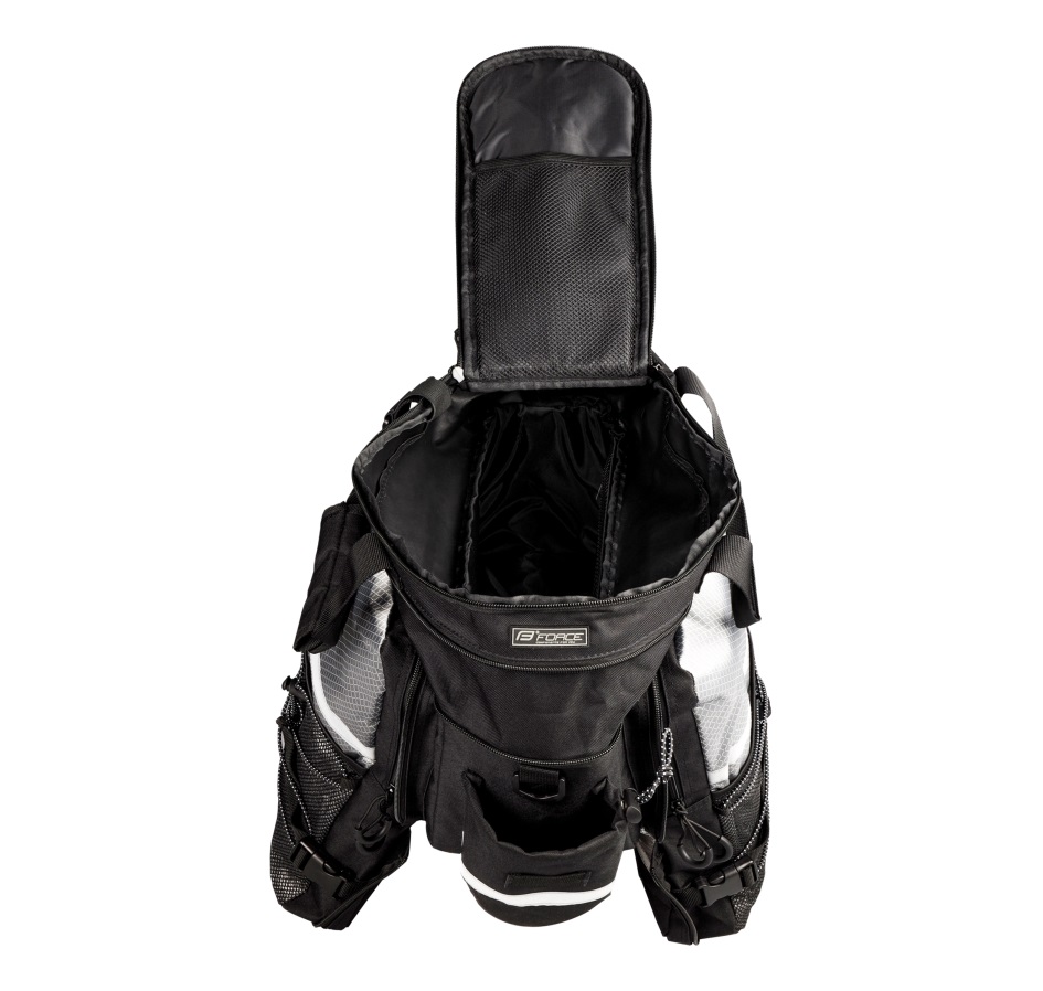bag rear carrier FORCE LARGE, black 20 l