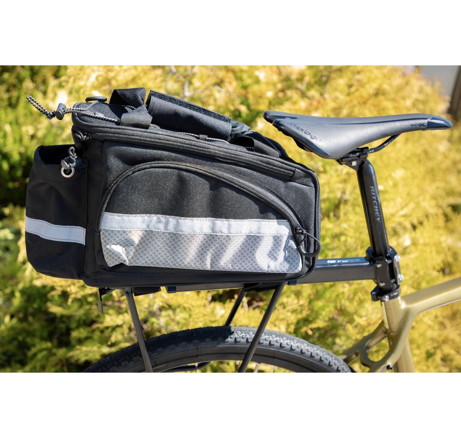 bag rear carrier FORCE LARGE, black 20 l