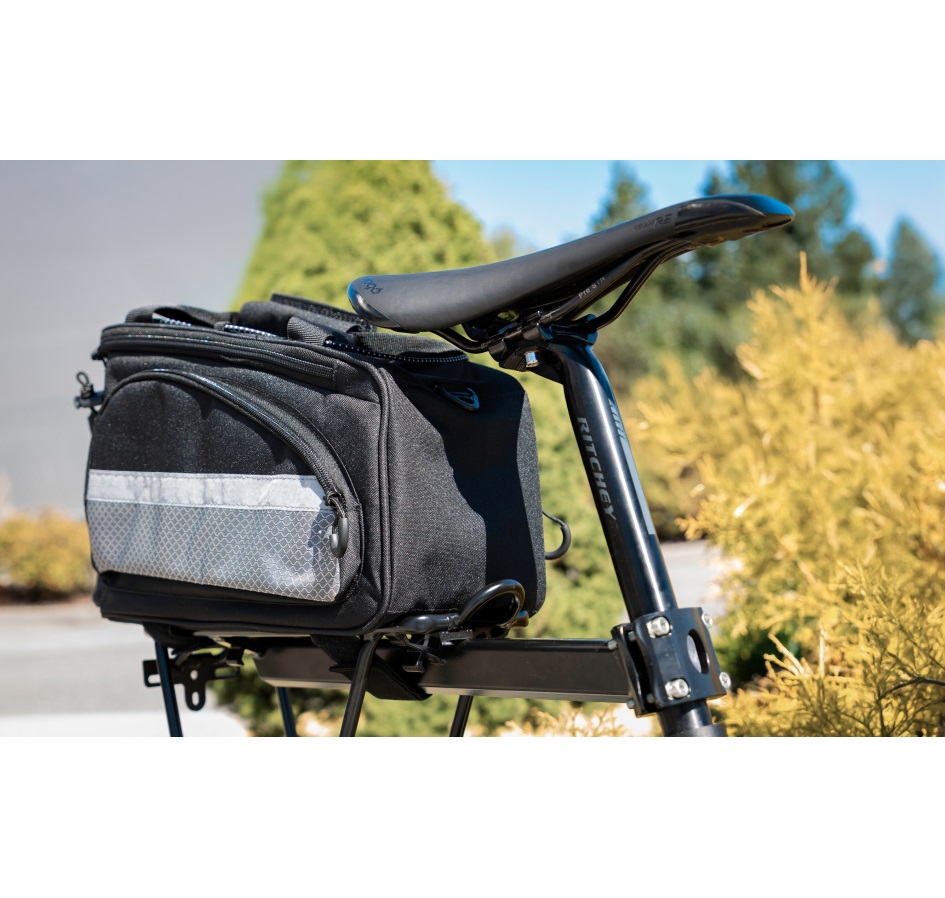 bag rear carrier FORCE LARGE, black 20 l