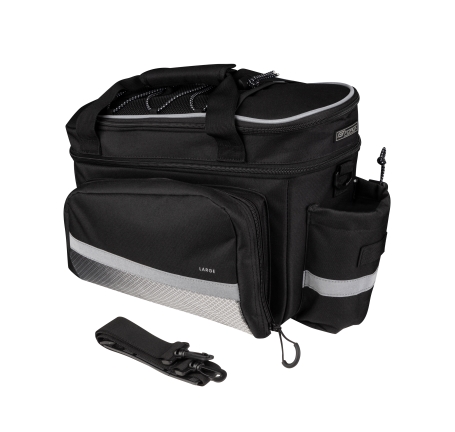 bag rear carrier FORCE LARGE, black 20 l