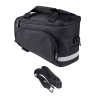 bag rear carrier FORCE SLIM BUD, black 9 l