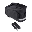 bag rear carrier FORCE SLIM BUD, black 9 l