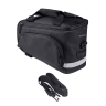 bag rear carrier FORCE SLIM BUD, black 9 l