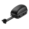 bag saddle FORCE CRUST with holder, black