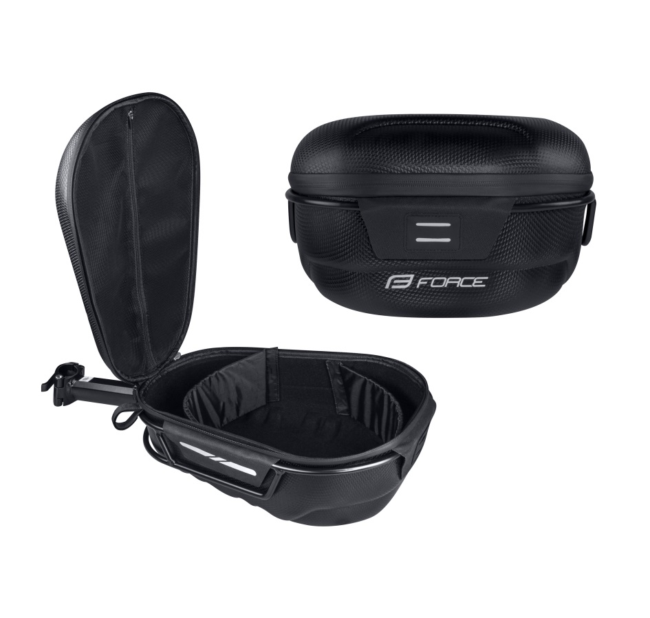 bag saddle FORCE CRUST XL with holder, black