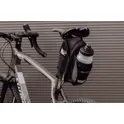 bag saddle FORCE FUSE+bottle net, black