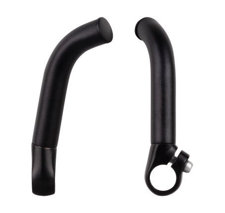 bar ends FORCE B4.3  14,5 cm Al, matt black