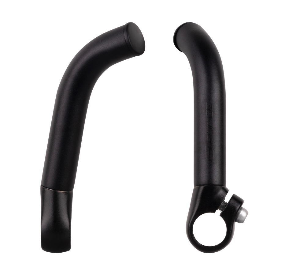 bar ends FORCE B4.3  14,5 cm Al, matt black