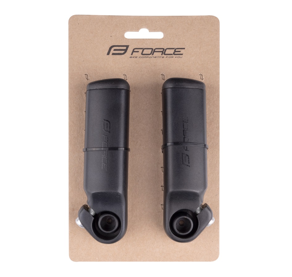 bar ends FORCE B4.4  11 cm Al, matt black