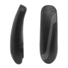 bar ends FORCE KRATON Al 11,3 cm, grey-black