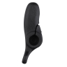 bar ends FORCE RAB Al 12 cm rubber, matt black