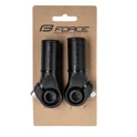 bar ends FORCE TOR 7 cm Al, black matt black