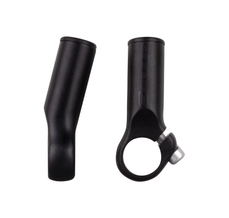 bar ends FORCE TOR 7 cm Al, black matt black