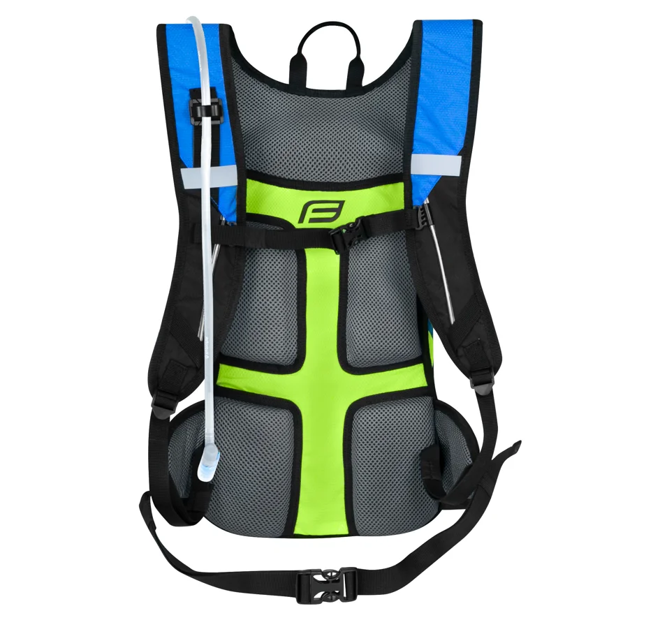 batoh FORCE BERRY ACE PLUS 12L+2L rez., modro-fluo