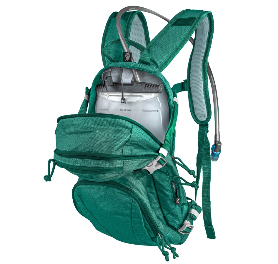 batoh FORCE ECLIPSE 12 l +2l rezervoár, zelený