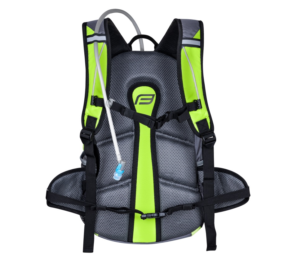 batoh FORCE JORDAN PLUS 20L+2L rez., šedo-fluo