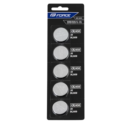 batteries FORCE CR2450 / 3V 1 x 5 pcs