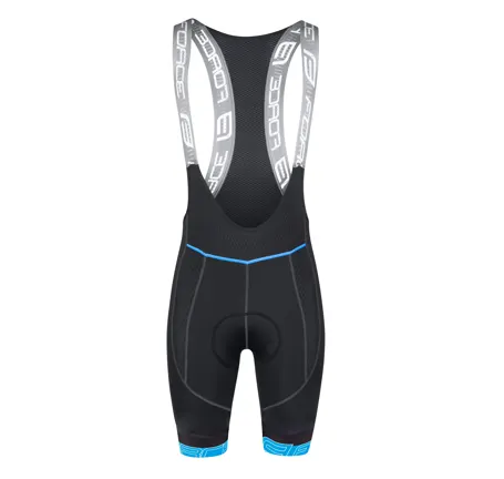 bibshorts F FAME with pad, black-blue