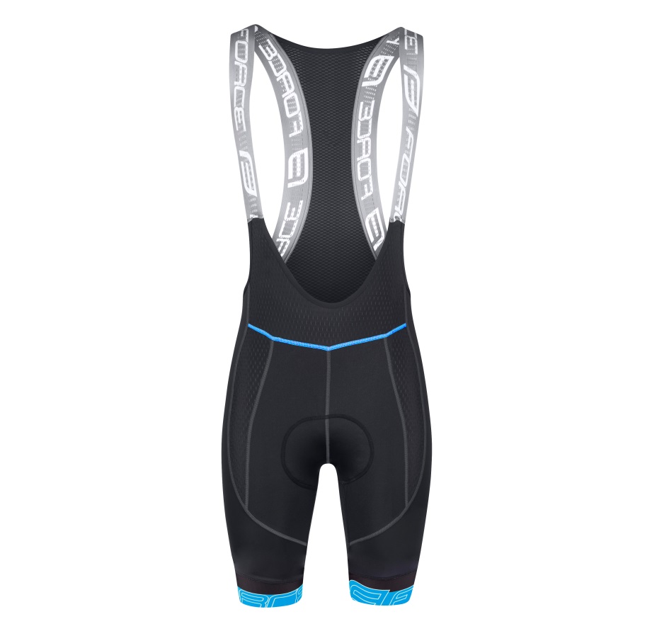 bibshorts F FAME with pad, black-blue