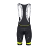 bibshorts F FAME with pad, black-fluo