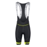 bibshorts F FAME with pad, black-fluo