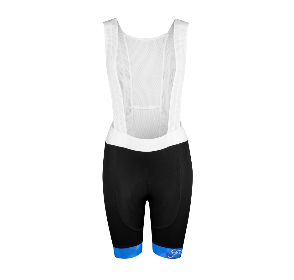 bibshorts F GEM LADY with pad, black-blue XL