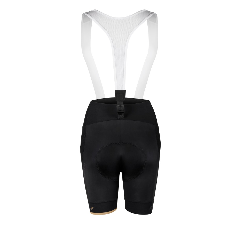 bibshorts F GOLD LADY with pad, black