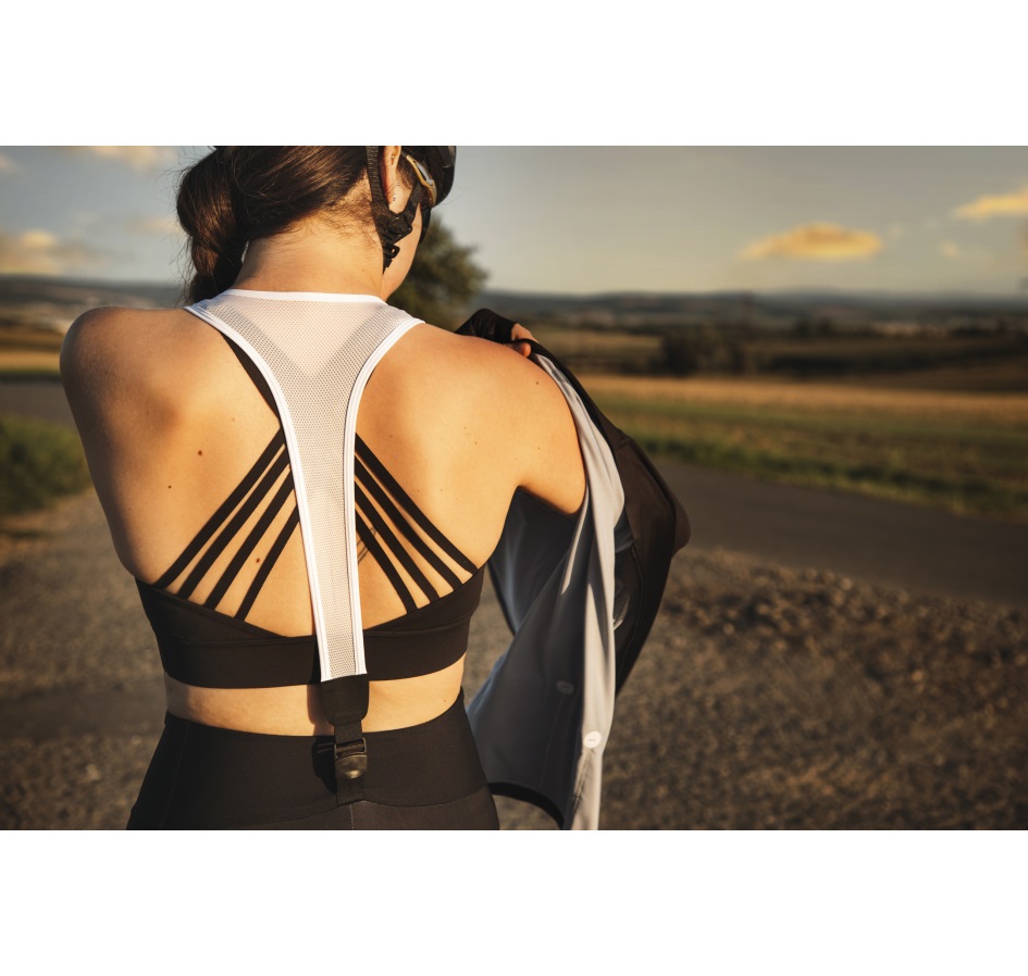bibshorts F GOLD LADY with pad, black