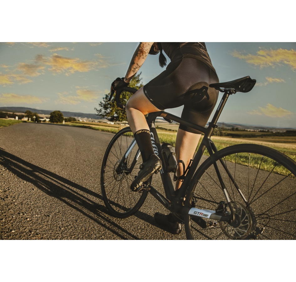 bibshorts F GOLD LADY with pad, black