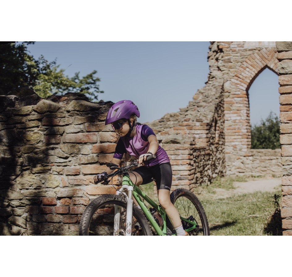 bibshorts F KID VICTORY with pad, black