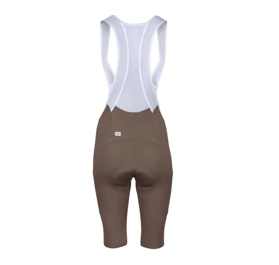 bibshorts F MONO LADY with pad, brown