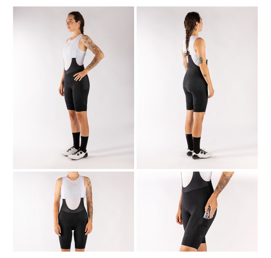 bibshorts F PASSION LADY with pad, black